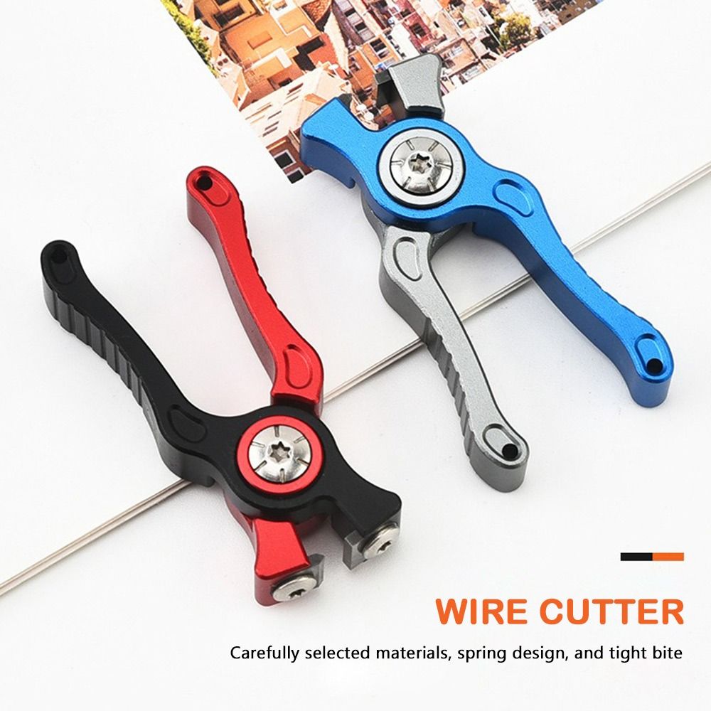 Fishing Line Cutter - Pince-ciseaux multifonction en alliage d'aluminium pour