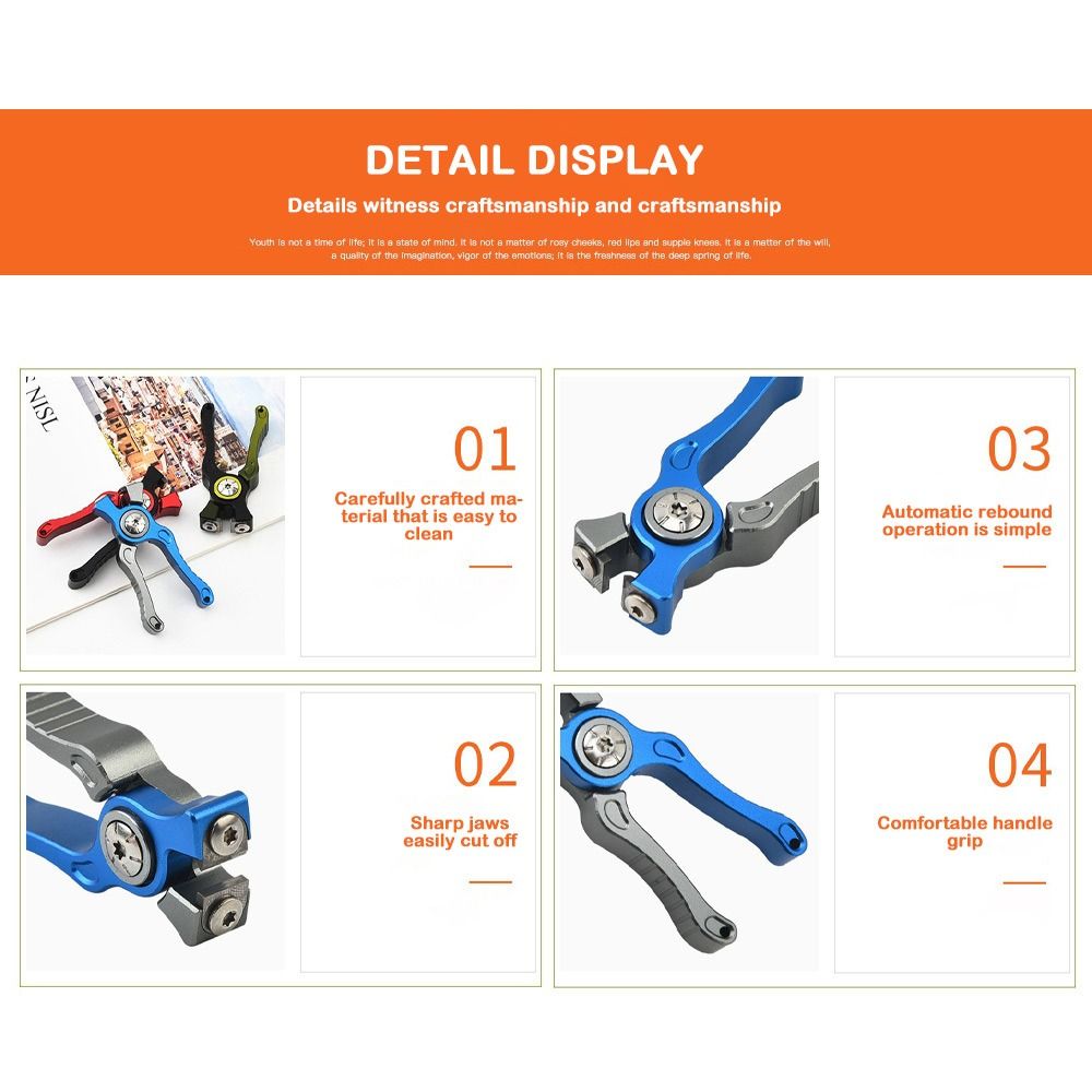 Pince-ciseaux multifonction en - Fishing Line Cutter avis et prix